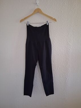 Motherhood Maternity Leggings : Size Large : Solid Black Pull On